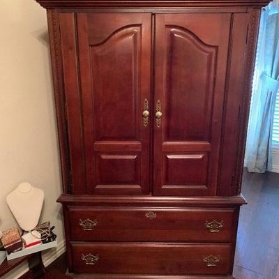  armoire, tall chest of drawers, 4 post queen bed, night stands, and dresser by Webb in VA 