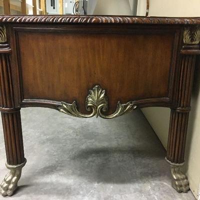 Executive desk.  Stored off site.  Inquire at the sale.