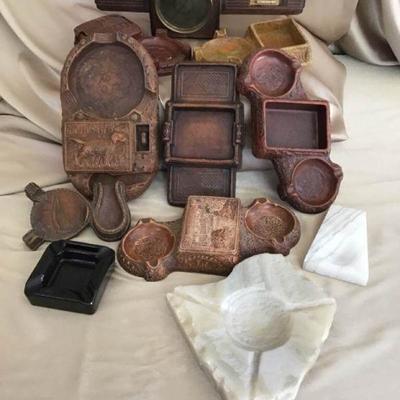 Variety of Vintage Ashtrays