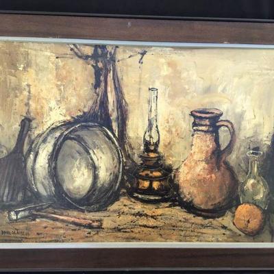 Vintage Oil Painting on Canvas