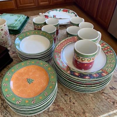 Service for 8 Dinner, Lunch, Bowls,Mugs all for $155