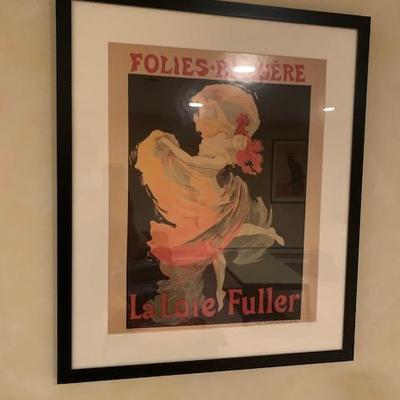 Folies Bergere Framed Poster $75