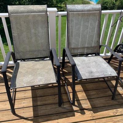 Set of 4 Outdoor Chairs $100