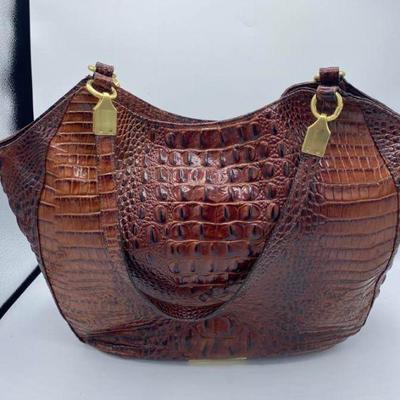 Brown Leather Brahmin Handbag