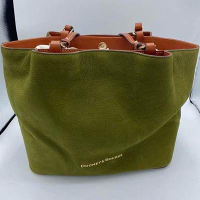 Green Leather Dooney & Bourke Handbag