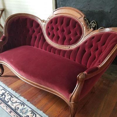 Lot #10  Victorian Sofa $375(58