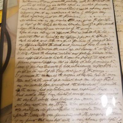 Lot # 41 Civil War Letter Witten by Colonel Henry Patillow Farrow  $250