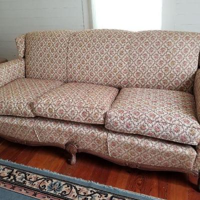 Matching Vintage Sofa $100