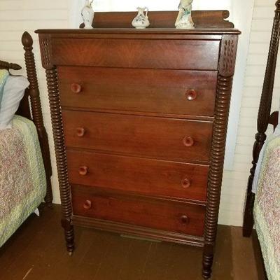 Matching Spindle Chest of Drawers $300