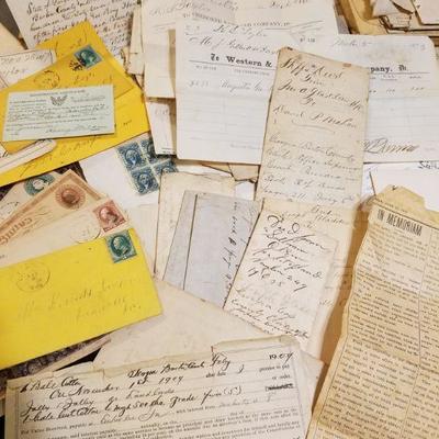 Lot #44  Euharlee/ Cartersville and surrounding area Historical Documents and Land Deeds $250  **reserve price