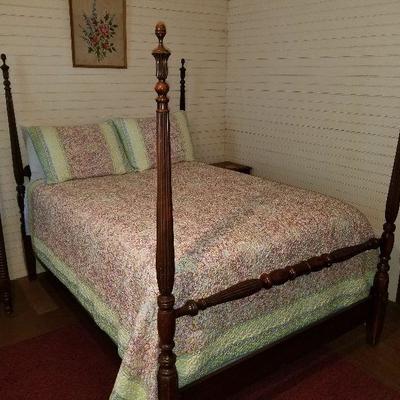 Antique 4 Post Bed $400  (bedding sold separately)
