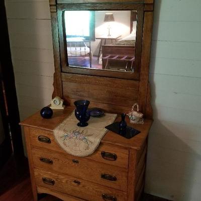 Eastlake Dresser with Mirror $450