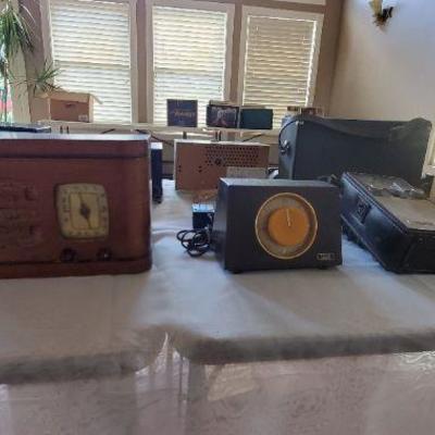 Vintage radios.