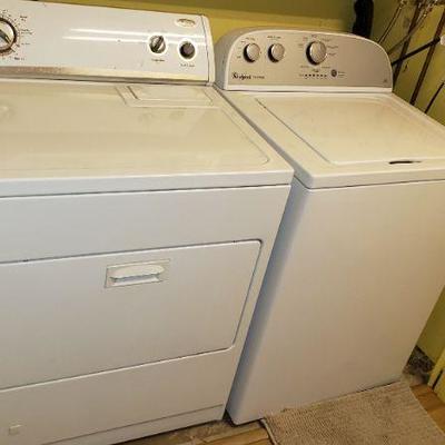 washer and dryer in good working order