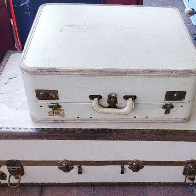 vintage luggage and trunk