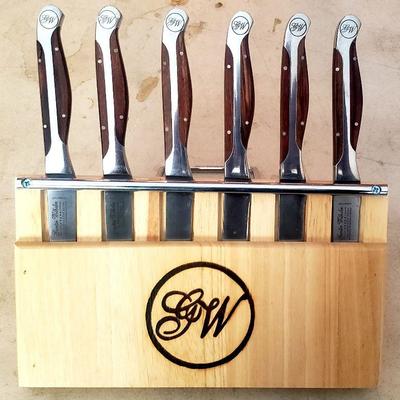 Gunter Wilhelm steak knife set and stand
