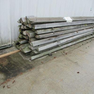 Split rail fence