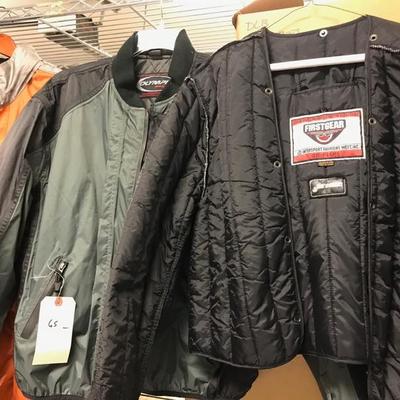  motorcycle jacket $65
insert for jacket $40