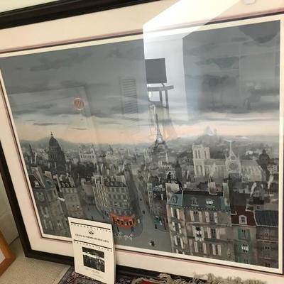 Michael Delacroix Paris Vue du Ciel $495