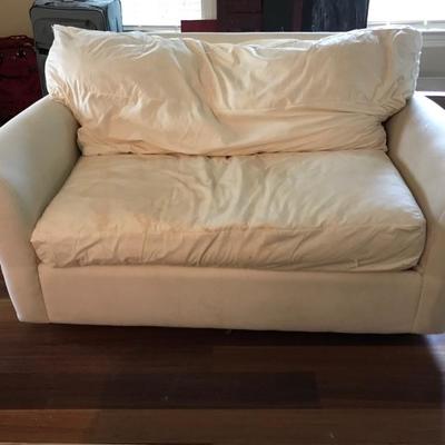 Twin Loveseat sleeper sofa $65
52 X35 X 30