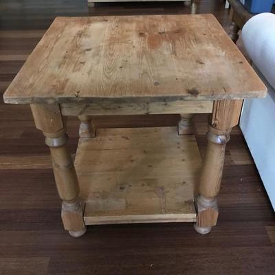 pine side table $55 each
2 available