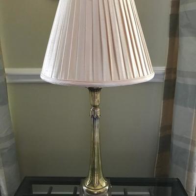 Silver-plated lamp $110