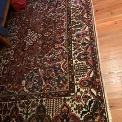 Persian Baktiari rug $5,500
10'8