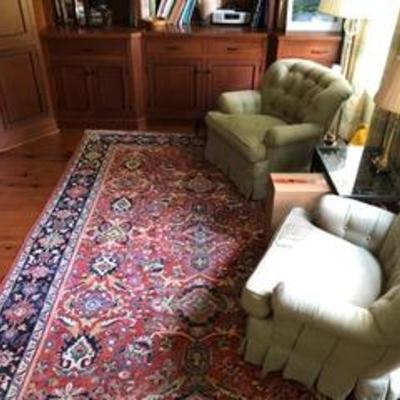 Antique Persian Mahal rug $2,500
7'6" X 10'5"
wool
fair-worn condition