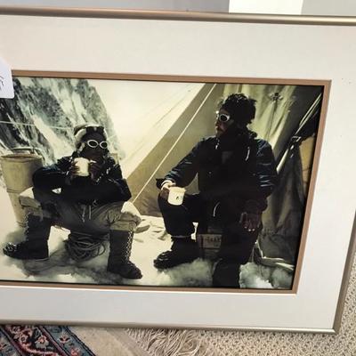 George Band photo of Tenzing Norgay and Sir Edmund Hillary on the first successful ascent of Everest $65
