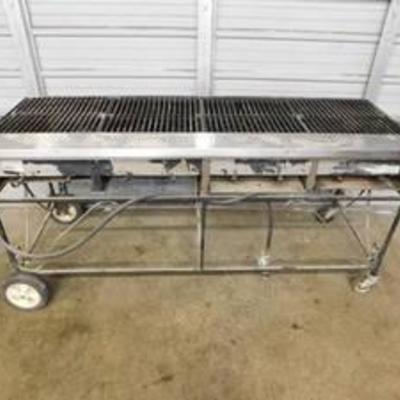 Lazy-Man Charcoal Type Gas Broiler