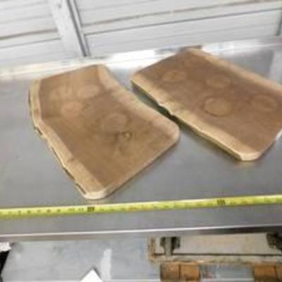 2 Real Wood Cutting Boards