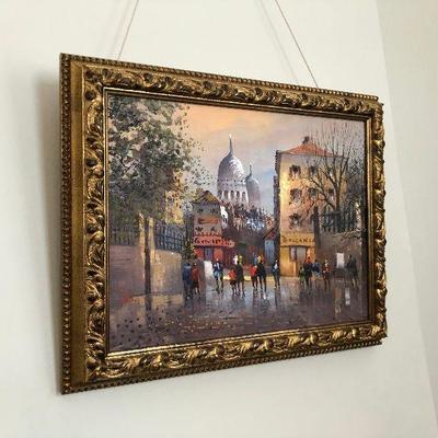 https://www.ebay.com/itm/124253175098	Pr1076: ANNA Original Oil on Canvas Framed Streets of Pairs Estate Sale Local Pickup	Auction
