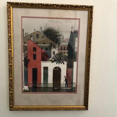 https://www.ebay.com/itm/124253176886	Pr1059: Adolph Kronemgold (1900-1986) Original Watercolor Framed Estate Sale Local Pickup	Auction
