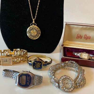 Lady Elgin 14k GF Wristwatch w/ Box