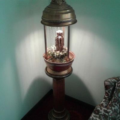 Vintage Dripping Oil Pedestal Floor Lamp