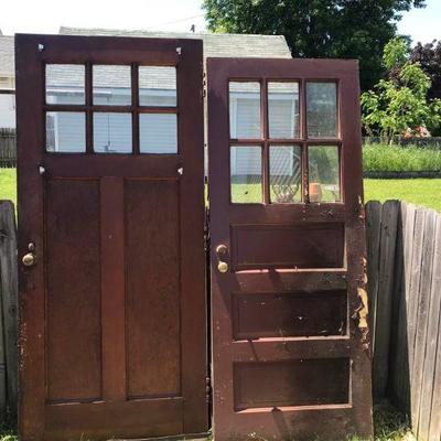 Two Vintage Doors