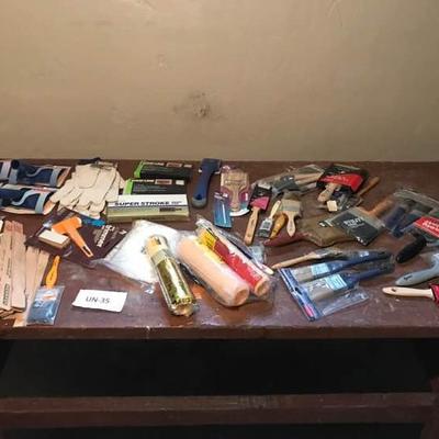 Huge Grouping of Unused Painting Supplies