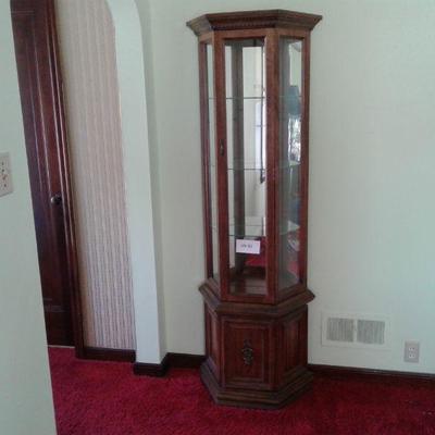 Wooden Curio Cabinet