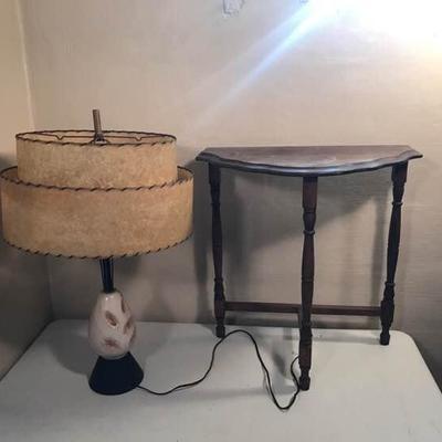 MCM Lamp with Fiberglass Shade