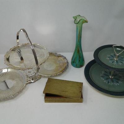 Vintage Serving Tray and Red Wing