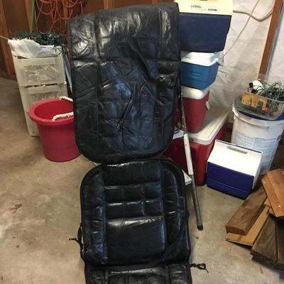 Leather car seat covers 2/ $40