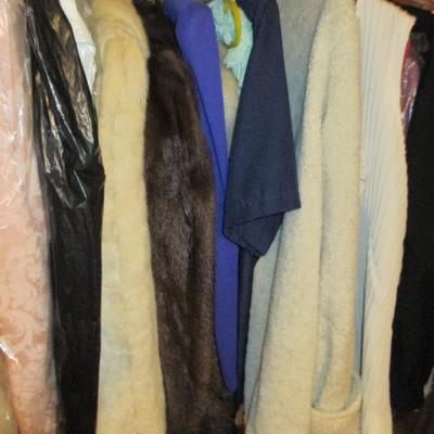 Tons of Vintage Clothing & Furs 