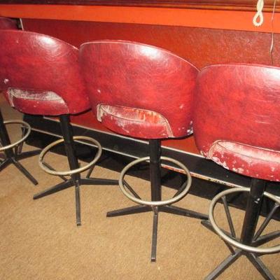 Vintage Bar Counter Swivel Seating Y & S Upholstery Inc 