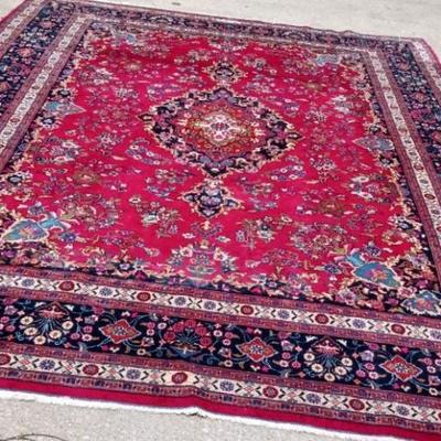 Large Signed Persian Hand Woven Rug