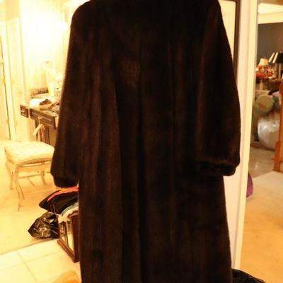Full length black sable coat-  just gorgeous!!!
