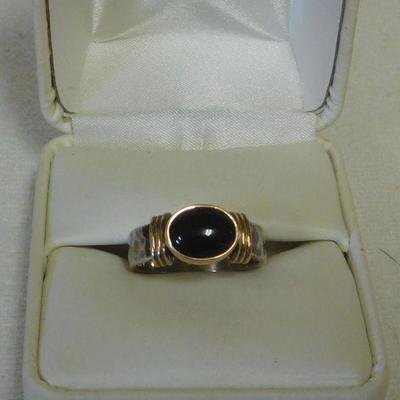 14 k and Sterling Ring