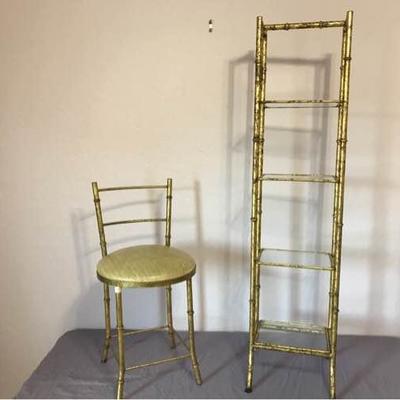 Etagere and Chair
