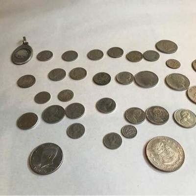 Mix of Foreign and US Coins