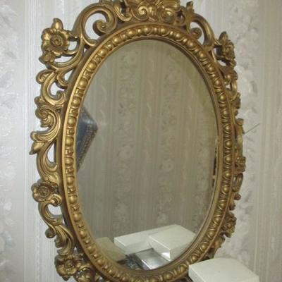 Ornate Gold Gilt Mirrors  