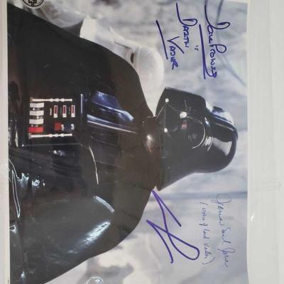 2201	

Signed Darth Vader Photograph - Not Authenticated
Signed Darth Vader Photograph - Not Authenticated